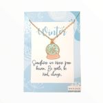 Buy Rack Jack Y2K Charm Pendant RoseGold Necklace - Season Love - Winter - Snow Globe - Purplle