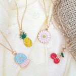 Buy Rack Jack Y2K Charm Pendant RoseGold Necklace - Season Love - Winter - Snow Globe - Purplle