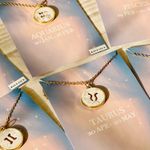 Buy Rack Jack Constellation Mother of Pearl Shell Charm Pendant Gold Necklace - White - Capricorn - Purplle