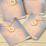 Buy Rack Jack Constellation Mother of Pearl Shell Charm Pendant Gold Necklace - White - Capricorn - Purplle