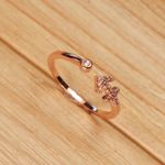 Buy Zodiac Sign Diamond Studded Ring - Sagittarius - Gold - Purplle