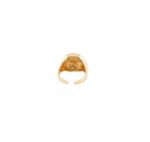 Buy Signet White Daisy Ring - Gold - Purplle