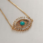 Buy Rhinestone Gemstone Rainbow Bracelets - Big Evil Eye & Emerald Cut Rainbow - Purplle