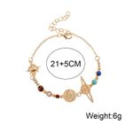 Buy Solar System Beaded Bracelet or Anklet - Gold - Purplle