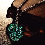 Buy Rack Jack Glow in The Dark Heart Pendant Necklace - Green Colour| Birthday Gifts for Girls & Women, Fancy Jewellery - Purplle