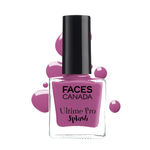 Buy FACES CANADA Ultime Pro Splash Nail Enamel - Purple Rain 19 (8ml) | Quick Drying | Glossy Finish | Long Lasting | No Chip Formula | High Shine Nail Polish For Women | No Harmful Chemicals - Purplle