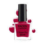Buy FACES CANADA Ultime Pro Splash Nail Enamel - Vermilion 138 (8ml) | Quick Drying | Glossy Finish | Long Lasting | No Chip Formula | High Shine Nail Polish For Women | No Harmful Chemicals - Purplle