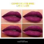 Buy FACES CANADA Comfy Matte Pro Liquid Lipstick - Raise Your Wine 03, 5.5 ml | 10HR Longstay | Intense Color | Macadamia Oil & Olive Butter Infused | Lightweight Super Smooth | No Dryness | No Alcohol - Purplle