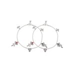 Buy Silvermerc Designs Kolusu Silver Plated Anklet paijeb for women. - Purplle