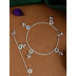 Buy Silvermerc Designs Silver Plated ethnic anklet payal for women - Purplle