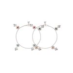Buy Silvermerc Designs Silver Plated ethnic anklet payal for women - Purplle