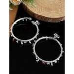 Buy Silvermerc Designs Silver Ankle Chain everyday payal for women - Purplle