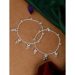 Buy Silvermerc Designs Kolusu Ethnic Silver anklets for women - Purplle