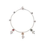 Buy Silvermerc Designs Kolusu Ethnic Silver anklets for women - Purplle