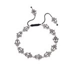 Buy Silvermerc Designs Hamsa Beaded Black Thread Anklet - Purplle