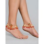 Buy Silvermerc Designs Traditional Bridal Palki Payal Anklet - Purplle