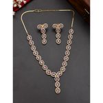 Buy Silvermerc Designs American Diamond Jewellery Set - Purplle