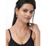 Buy Silvermerc Designs Gold Plated Ghungroo Beaded Jewelry Set - Purplle