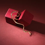 Buy SOHI Gold-Toned Contemporary Ear Cuff Earrings - Purplle