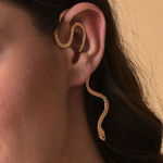 Buy SOHI Gold-Toned Contemporary Ear Cuff Earrings - Purplle