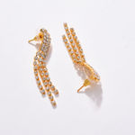 Buy SOHI Gold-Plated American Diamond Studded Jewellery Set - Purplle
