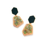 Buy SOHI Green Contemporary Ear Cuff Earrings - Purplle