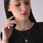 Buy SOHI Silver-Toned Gold-Plated Minimal Necklace - Purplle