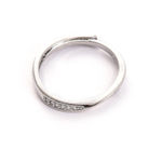 Buy SOHI Silver-Plated White Stone Studded Finger Ring - Purplle