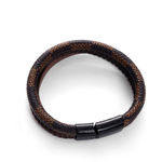 Buy SOHI Women Brown Leather Multistrand Bracelet - Purplle