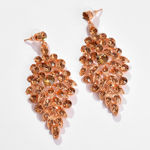 Buy SOHI Gold-Plated Brown Stone Studded Jewellery Set - Purplle