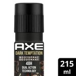 Buy Axe Dark Temptation Long Lasting Deodorant Bodyspray For Men 215 ml - Purplle