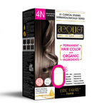 Buy Aequo Organic Permanent Hair Color Women 4N Medium Brown 170Ml - Purplle