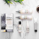 Buy Aequo Organic Dermatologist Recommended Permanent Cream Hair Color Kit 1N Caviar Jet Black 160ml - Purplle