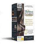Buy Aequo Organic Damage Free Cream Hair Color Salon Pack 4G Golden Medium Brown 120 ml - Purplle