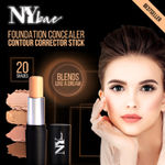 Buy NY Bae All In One Stick - Grander Than Central 3 | Foundation Concealer Contour Colour Corrector Stick | Fair Skin | Creamy Matte Finish | Enriched With Vitamin E | Covers Blemishes & Dark Circles | Medium Coverage | Cruelty Free - Purplle