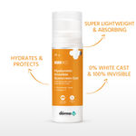 Buy The Derma Co.Hyaluronic Invisible Sunscreen Gel with Hyaluronic Acid & Vitamin E for No White Cast Sun Protection (50 gm) - Purplle
