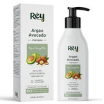 Buy Rey Naturals Moroccan Argan Avocado Hair Shampoo (300ml) + Conditioner (250ml) + Hair Oil (200ml) Combo to Repair Damaged Hair - Purplle