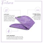 Buy SANFE Selfly Microfiber Hair Wrap Towel for Lock in Moisture for Healthier Shinnier & Smoother Hair - Purplle