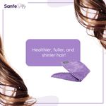 Buy SANFE Selfly Microfiber Hair Wrap Towel for Lock in Moisture for Healthier Shinnier & Smoother Hair - Purplle