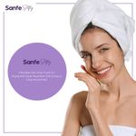 Buy SANFE Selfly Microfiber Hair Wrap Towel for Lock in Moisture for Healthier Shinnier & Smoother Hair - Purplle