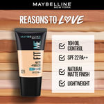 Buy Maybelline New York Fit Me Matte+Poreless Liquid Foundation Tube, 128 Warm Nude, 18 ml - Purplle