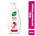 Buy Nyle Naturals Onion Anti-Dandruff Shampoo, With Onion and Fenugreek, Gental & Soft, pH Balanced and Paraben Free, For Men & Women,800ml - Purplle