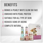 Buy Vedicline Pearl Pishthi Facial Kit, Reduce Dark Spots, Pigmentation & Uneven Skin with Jasmine Oil, Olive Oil And Pearl Powder Gives Pearl Like Glow, 600ml - Purplle