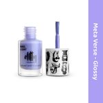 Buy Elitty Mad Over Nails- Nail Paint, Glossy - Meta Verse (Purple), Makeup for Teenagers -6 ml - Purplle