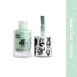 Buy Elitty Mad Over Nails- Nail Paint, Glossy - Peace Out (Mint Cookie), Makeup for Teenagers -6 ML - Purplle