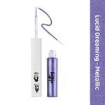 Buy Elitty Liquid Pop Coloured Eyeliner- Lucid Dreaming (Metallic Purple) Makeup for Teens - 4 ml - Purplle