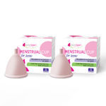 Buy everteen Small Reusable Menstrual Cup with No Leakage and Odor - Rash Free, Pack 2 (16 ml) - Purplle