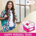 Buy everteen XS Menstrual Cup (Extra Small) for Periods in Teenage Girls - 2 Packs (16ml Capacity Each) - Purplle