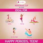Buy everteen XS Menstrual Cup (Extra Small) for Periods in Teenage Girls - 2 Packs (16ml Capacity Each) - Purplle
