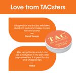 Buy TAC - The Ayurveda Co. Vitamin C & E Lip Scrub for Dark, Dry and Chapped Lips, 20gm - Purplle